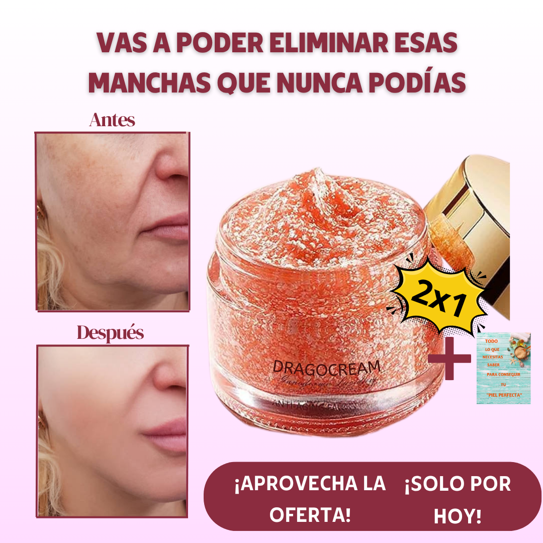 DragoCream™ | Tu misma piel, ¡pero 10 años más joven! | 2x1 solo hoy
