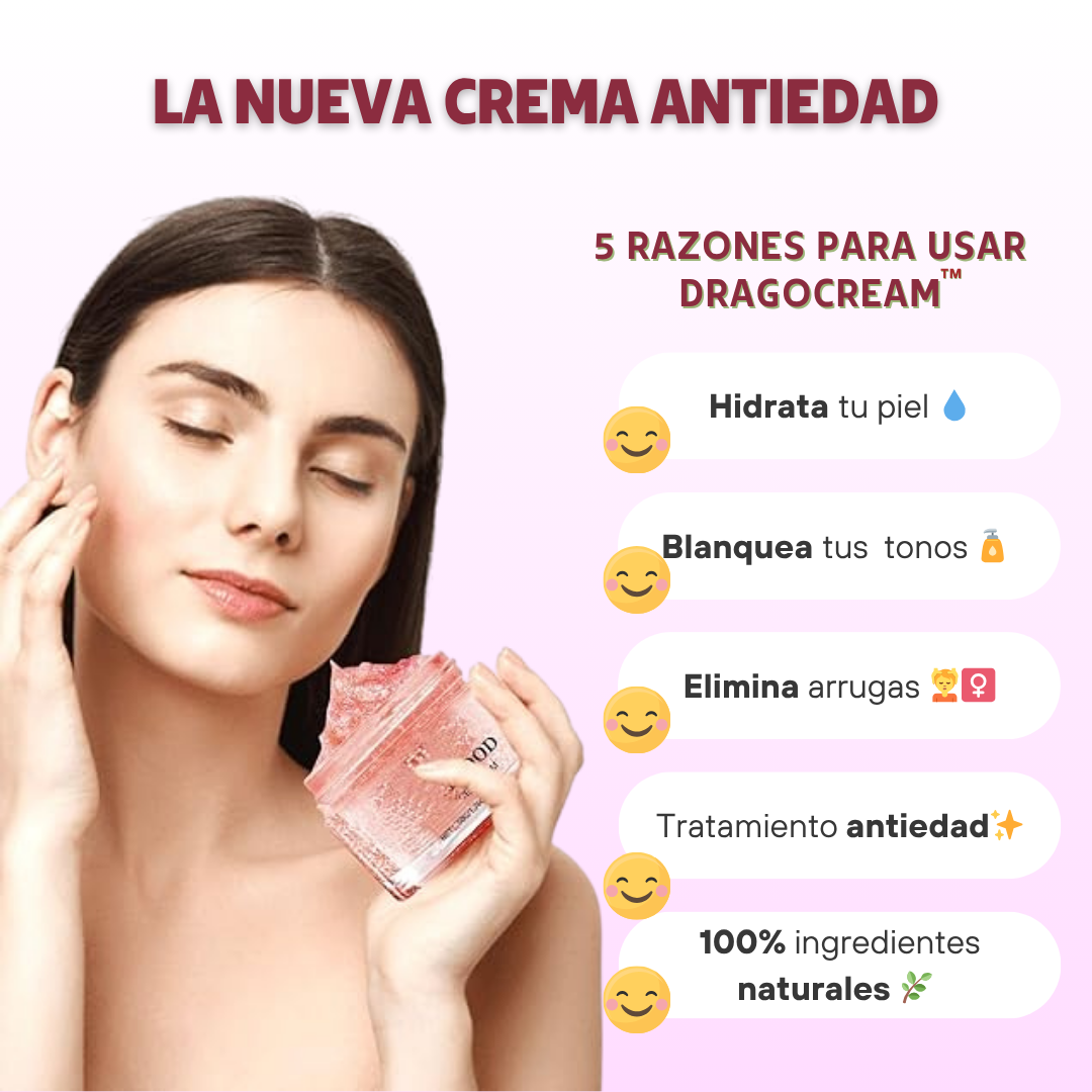 DragoCream™ | Tu misma piel, ¡pero 10 años más joven!  |  2x1 solo hoy